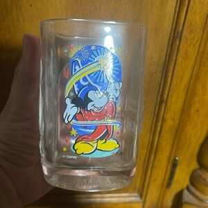 Disney Magic Kingdom McDonalds 2000 Square Celebration Glass